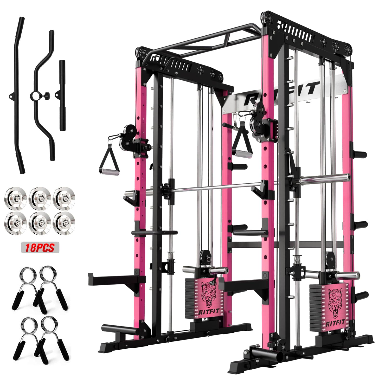 RitFit M1 Pro Smith Machine Weight Stack