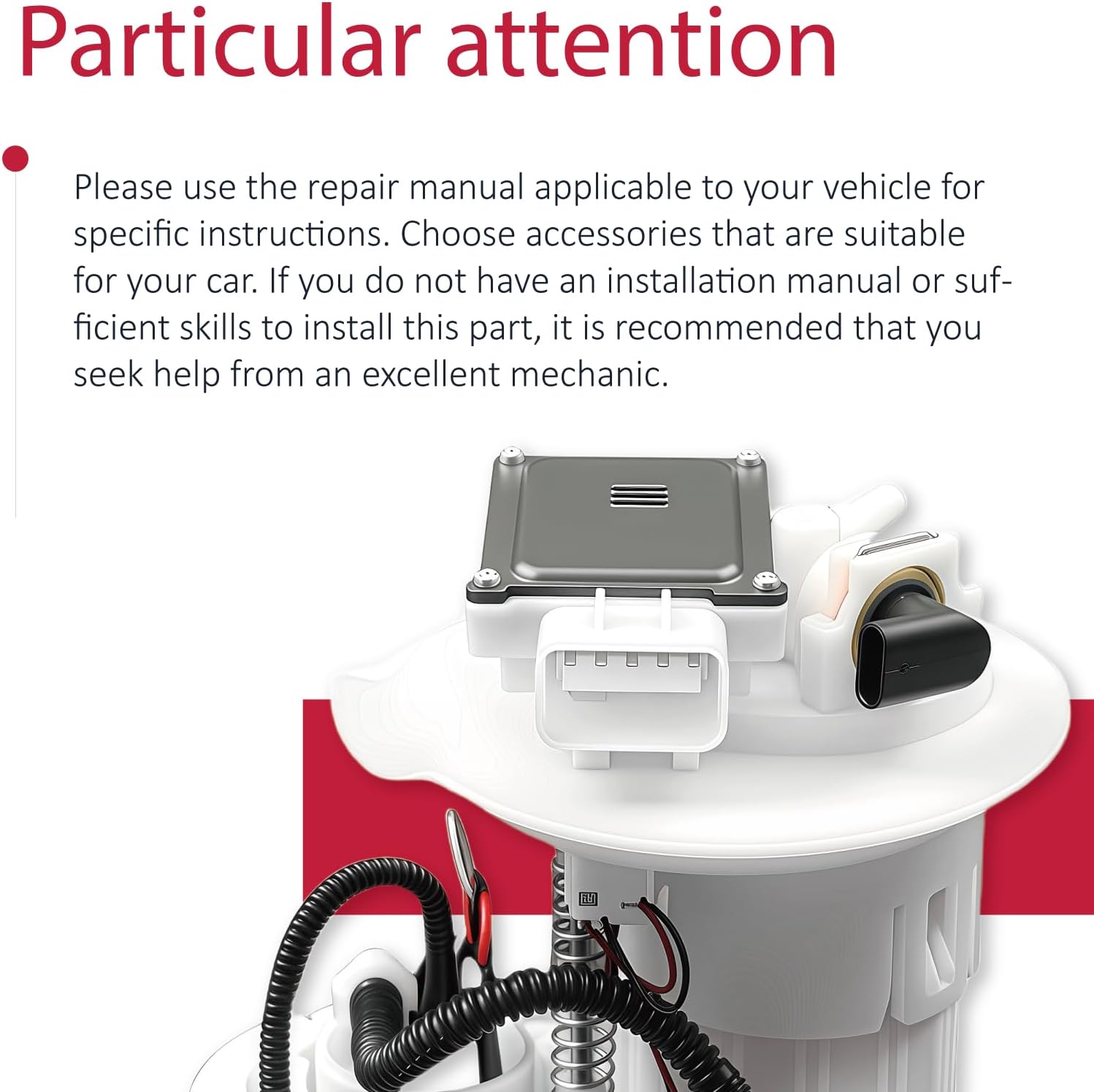 105043401 105282901/Fuel pump Assembly/Compatible with club Car Golf cart Precedent Onward's 2016-2023& Tempo with EFl Fuel system/Replace with 105043401 105282901