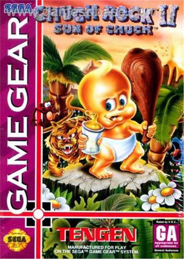 JEU CHUCK ROCK 2 son of Chuck sur SEGA Game Gear ORIGINAL EUR 14,95