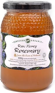 Antonio's Raw Certified Organic Rosemary Honey | Platinum Award Winner |Pure Wilderness Honey |Unpasteurised |Single Origi...