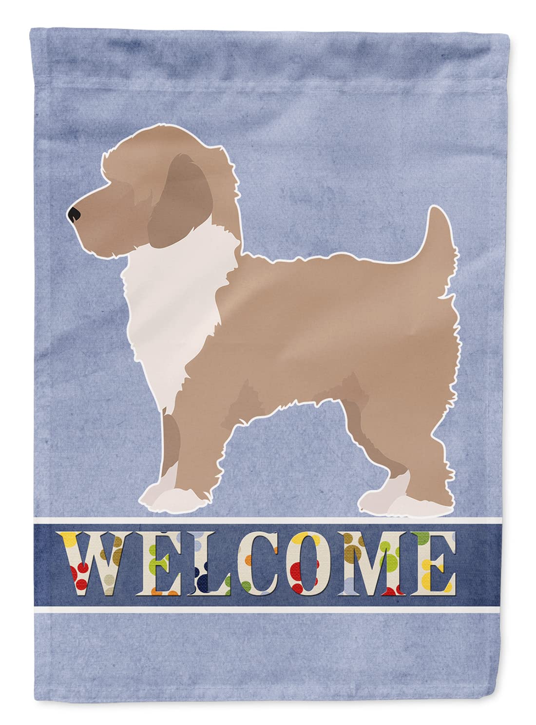 Yorkiepoo Flag Canvas grand drapeau de maison multicolore
