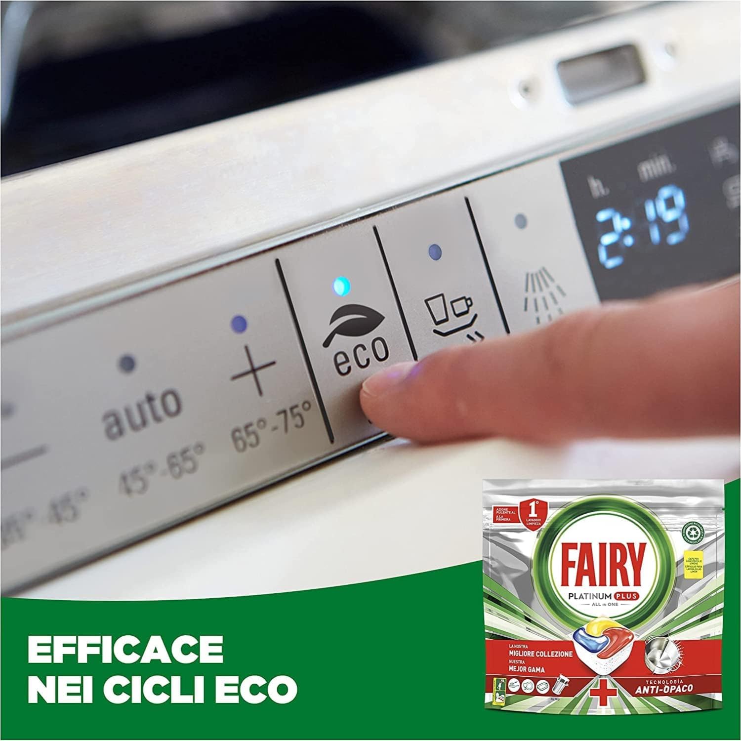 Pastiglie Lavastoviglie All in One al Limone – 38 Capsule – Azione Brillantante kit con Spugna Brandizzata SPESA & RISPARMIO Inclusa – Variazioni 2/4/6 Pezzi (6)