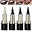 Miss Rose M 4 Colors Gel Eyeliner Set, Eyeliner Pencils, delineador de ojos contra el agua, Easy to Use, Eye Makeup for Women (4 Colors)