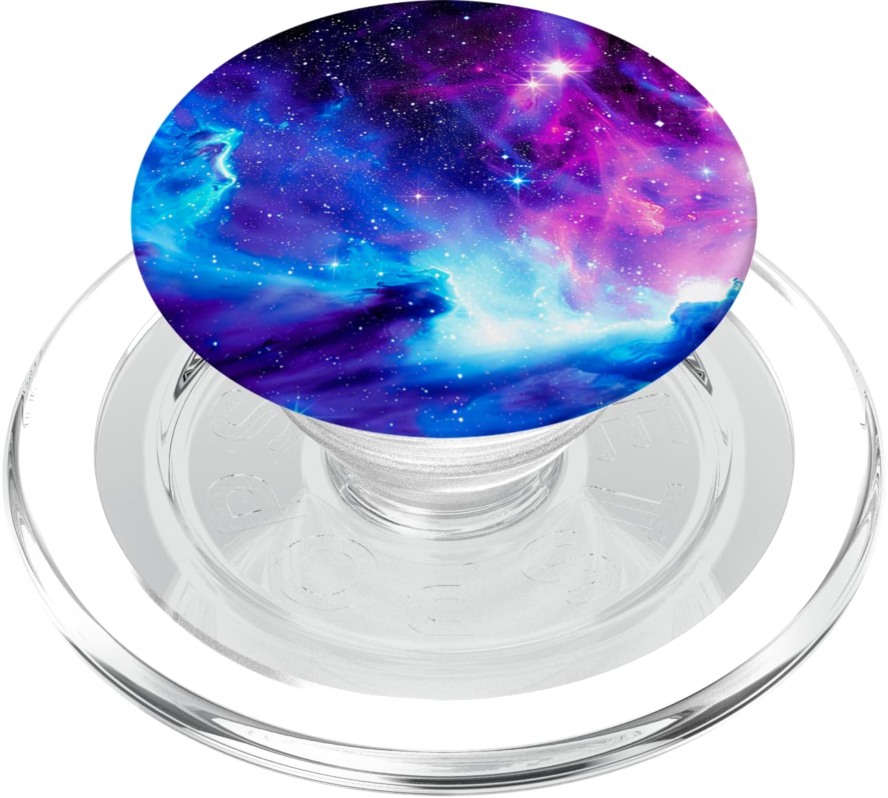 Galaxy Nebula Space Universe Stars Cosmos Purple Blue PopSockets PopGrip for MagSafe