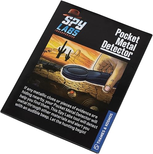Miniatura 5 de Thames & Kosmos Spy Labs Inc Detector de metales de bolsillo detecta piezas metálicas de evidencia Herramientas y trucos esenciales del oficio de