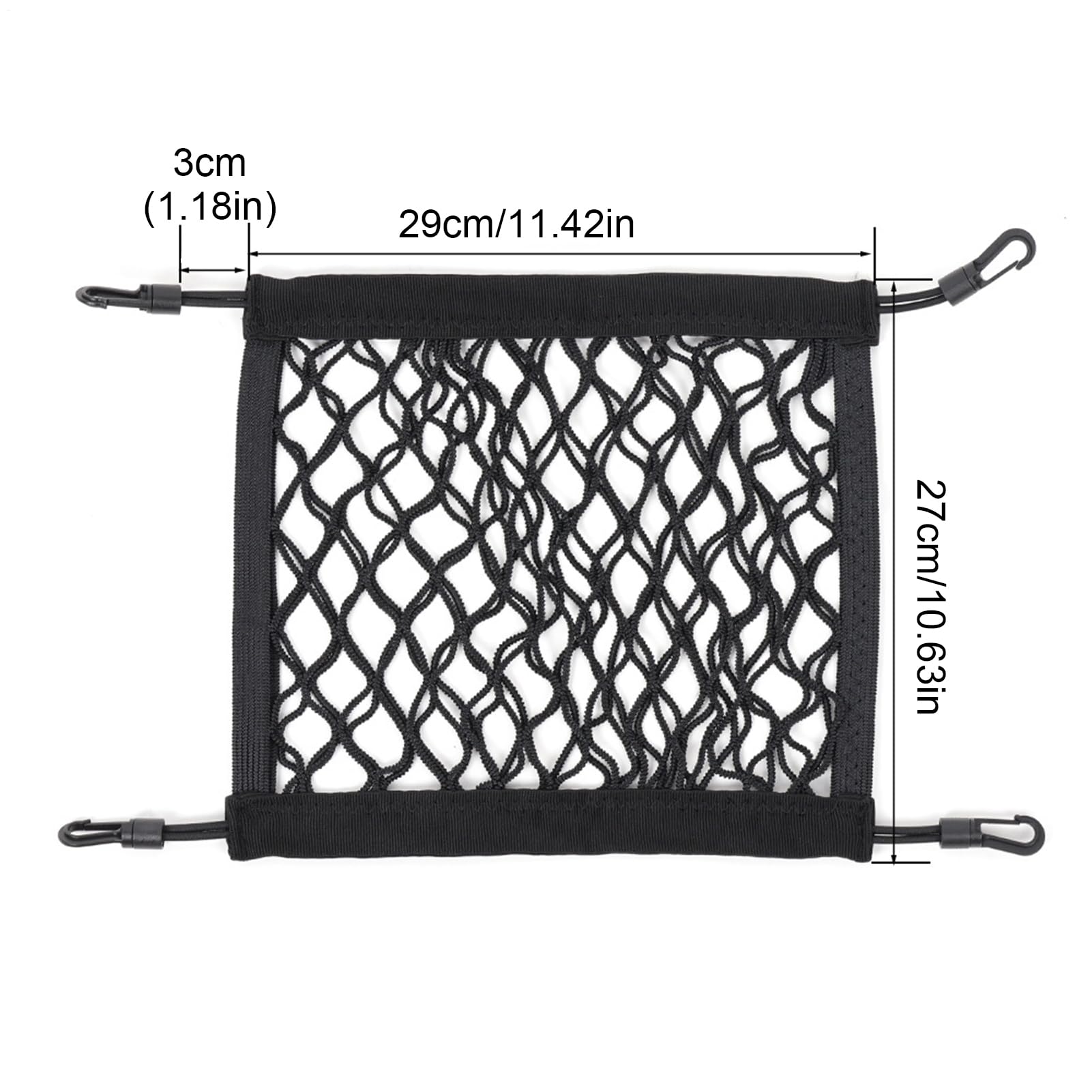 Sac de Pont pour Paddle | Sac Kayak - Porte-Accessoires Élastique Résistant en Filet pour Randonnée Pêche Rivière Camping Voyage