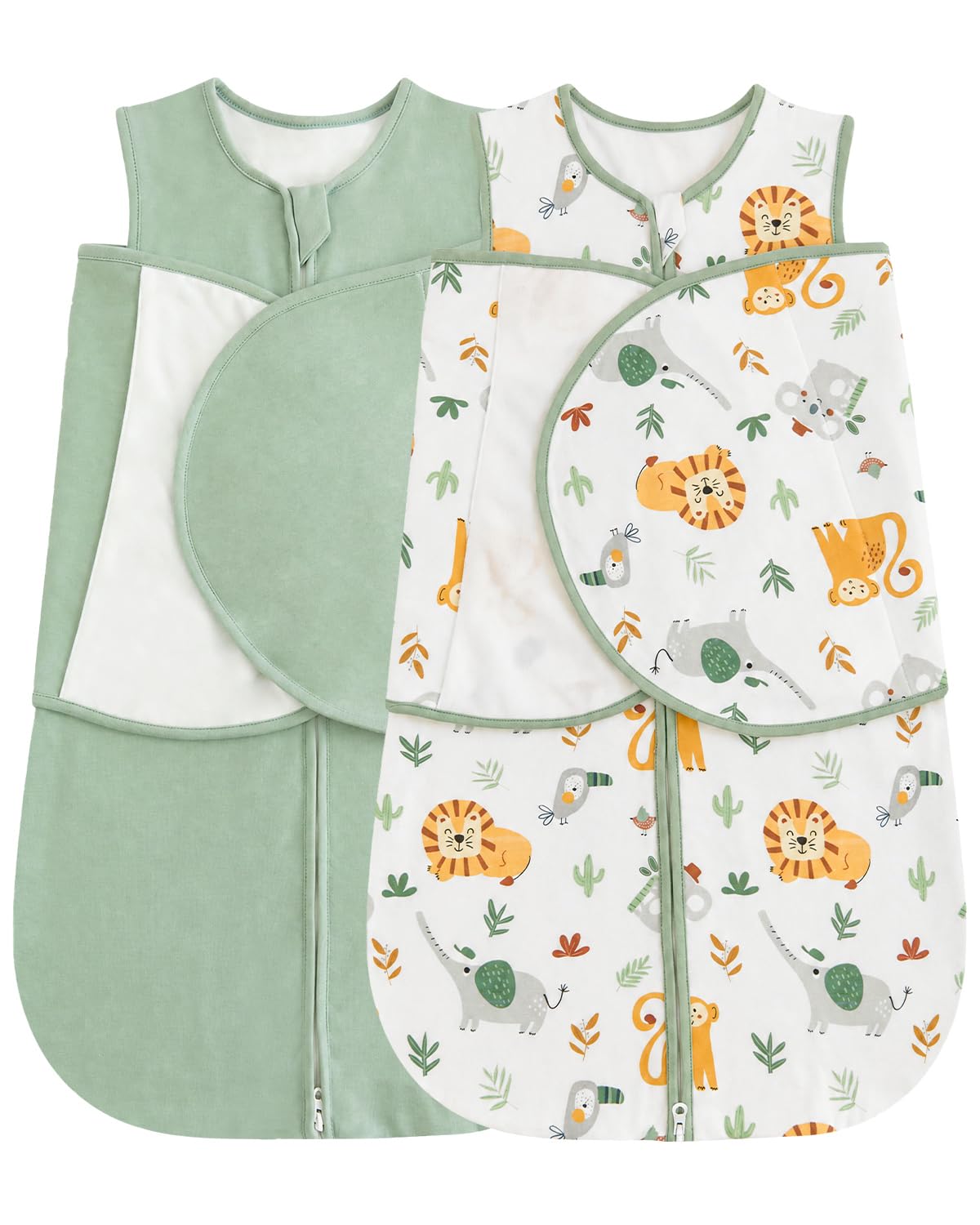 WYTbaby 1.0 TOG Baby Swaddle Sleeping Bag - 100% Cotton Newborn Wearable Blanket