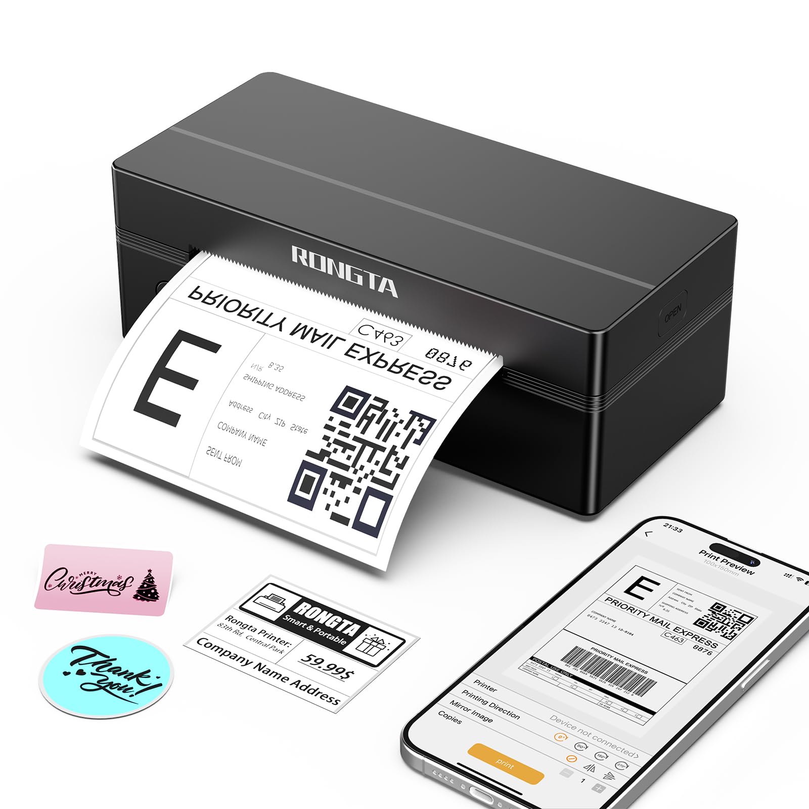 Rongta Bluetooth Thermal Shipping Label Printer, Review – Best Value for Money?
