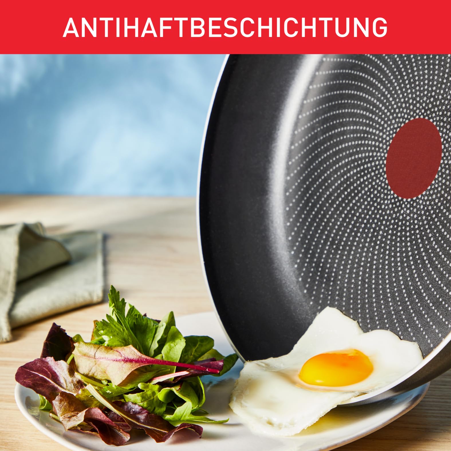 Tefal Ingenio Enjoy 3-teiliges Pfannenset abnehmbarer Griff, 24/28 cm, stapelbar, platzsparend, Pfannenset Induktion mit Antihaftversiegelung, einfache Handhabung und Reinigung, L72390