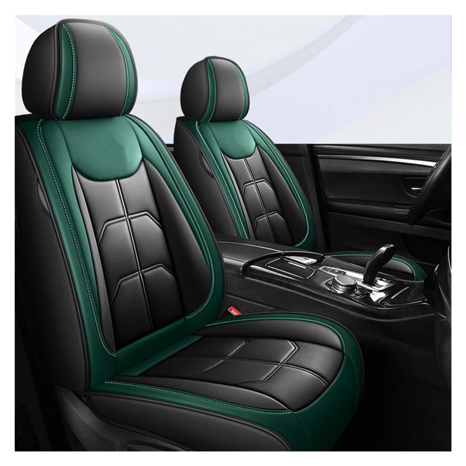 Housses de siège de voiture Opel Astra et Insignia protection anti-tache vert et noir