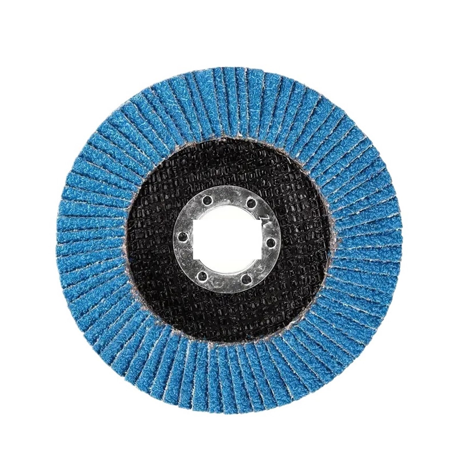 Dischi lamellari da 1 pz. Disco abrasivo lamellare a Grana 40/60/80/120. Mola in zirconio da 4,5 Pollici for Acciaio Inossidabile, lamiera(120 Grits,Z516B)