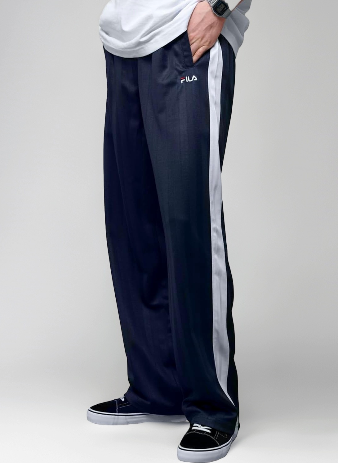 Amazon | FILA フィラ ジャージパンツ トラックパンツ メンズ 下 長