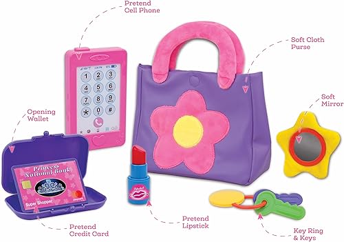 Miniatura 3 de Juego de monedero de juego Let's Prettend diseñado para niños a partir de 2 años, multicolor