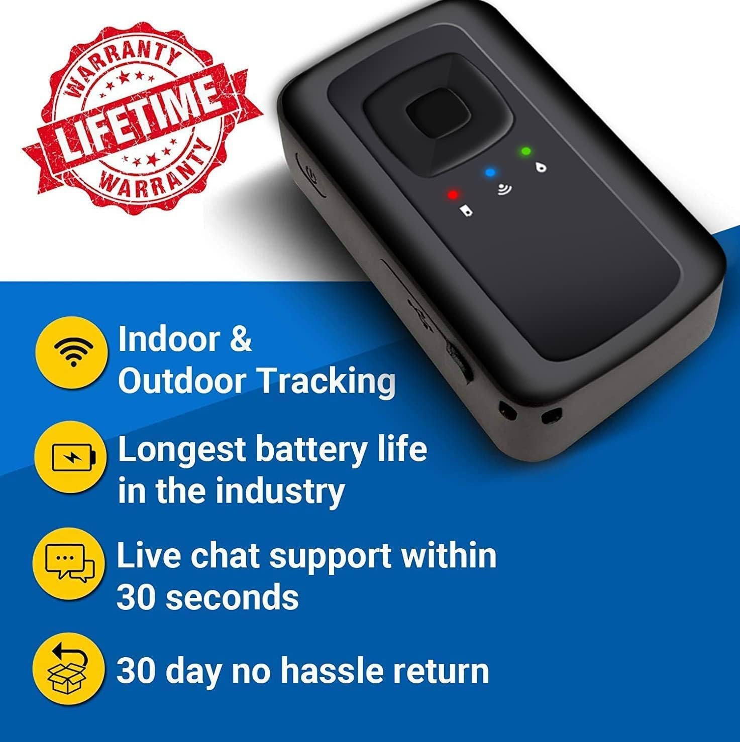 Hot Deals Family1st 4G GPS Tracker, Real-time Tracking App with Daily Alerts & Reports for Vehicles, Kids, Teens, Seniors, Assets. Subscription Required (Magnetic Case not Included)