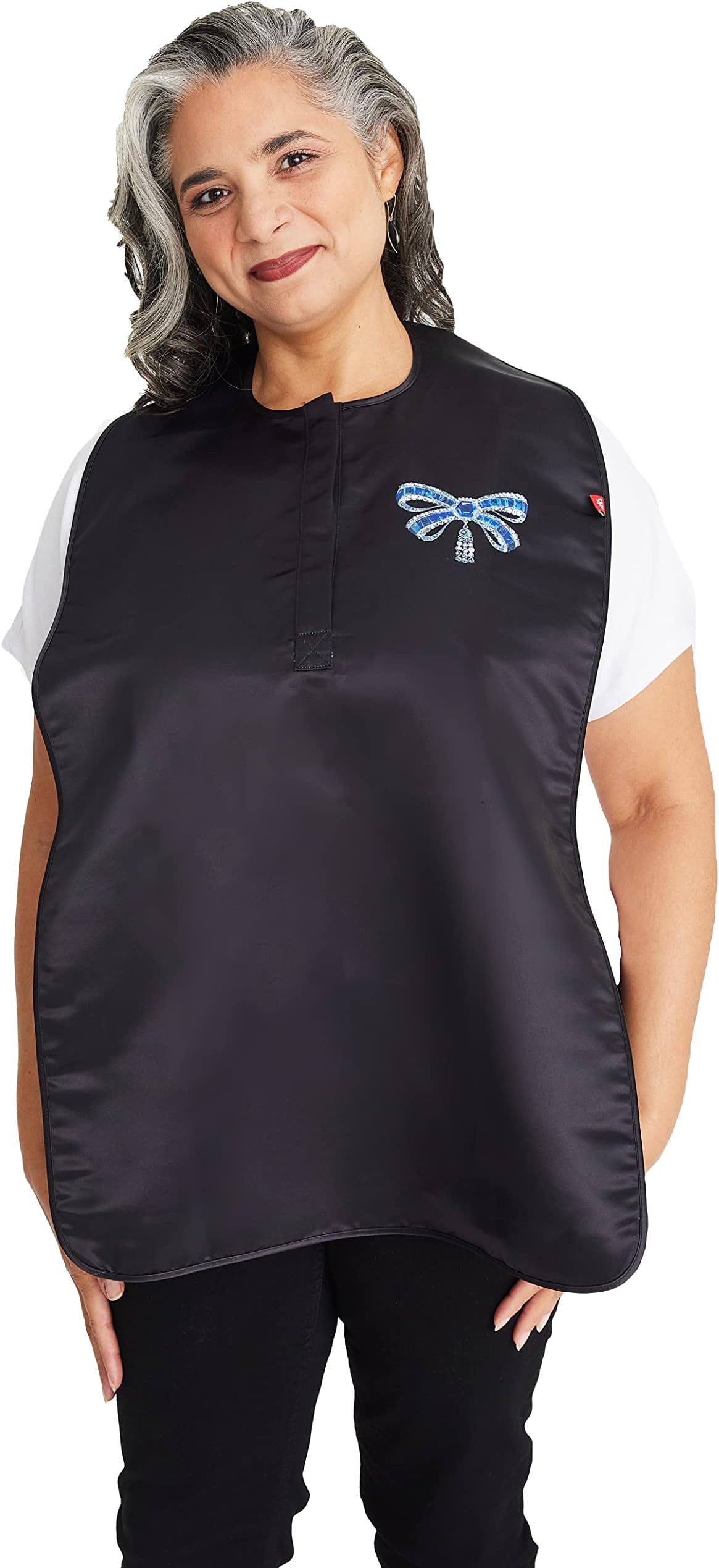 Magnetic Me Adult Bib Clothing Protector for Elderly Women and Men | Magnet Washable and Reusable Large Adult Bibs for Eating