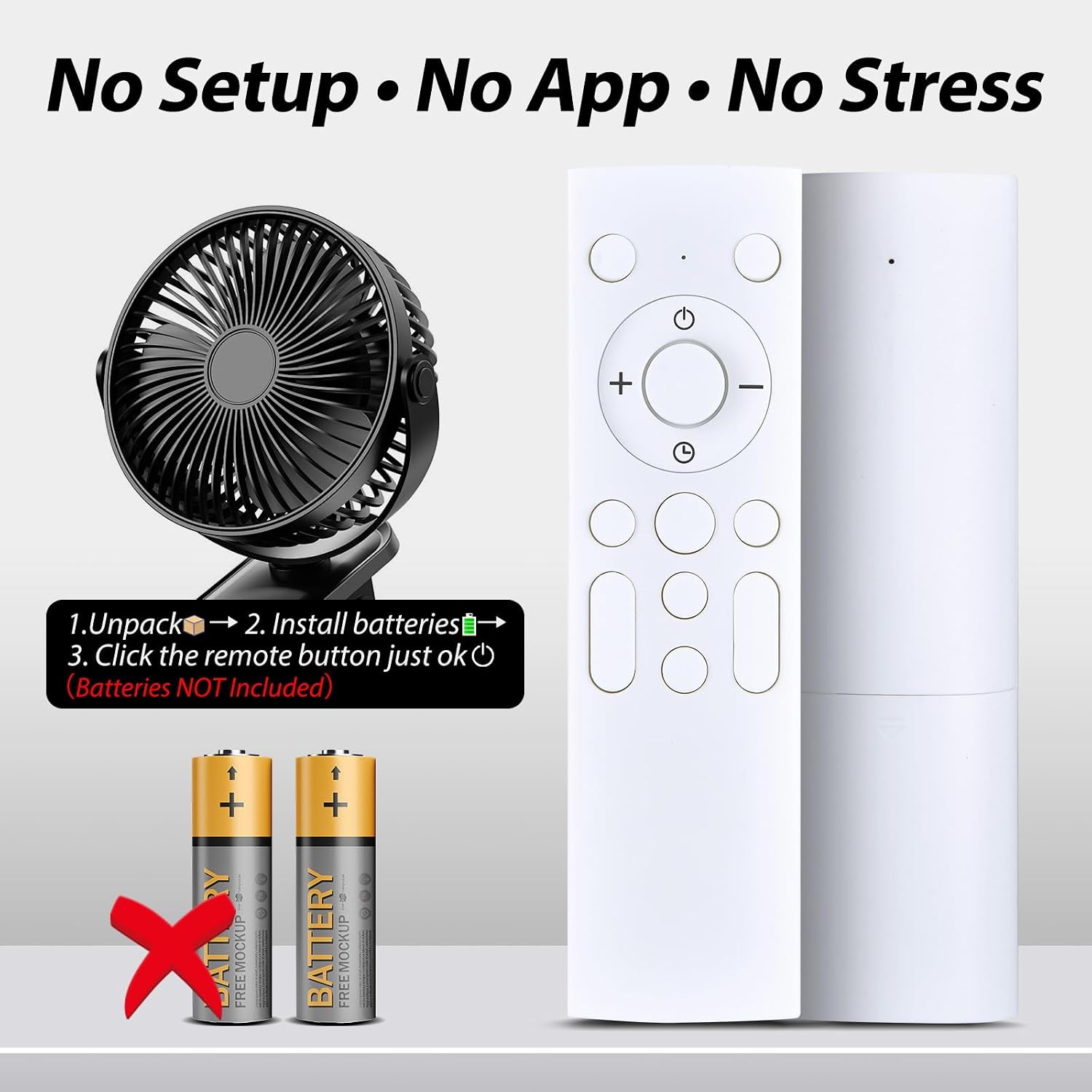 New Fan Remote Control Replacement for Vornado 6303DC Energy Smart Medium Air Circulator Fan， for Vornado 279TR Whole Room Circulator