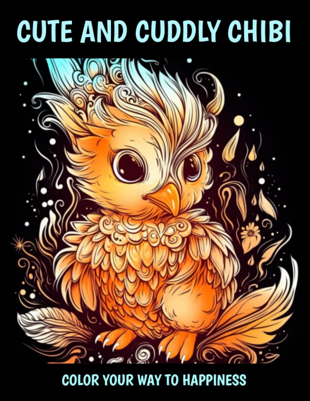 Cute and Cuddly Chibi Coloring Book For Adults and Kids: Creatures from a magical forest