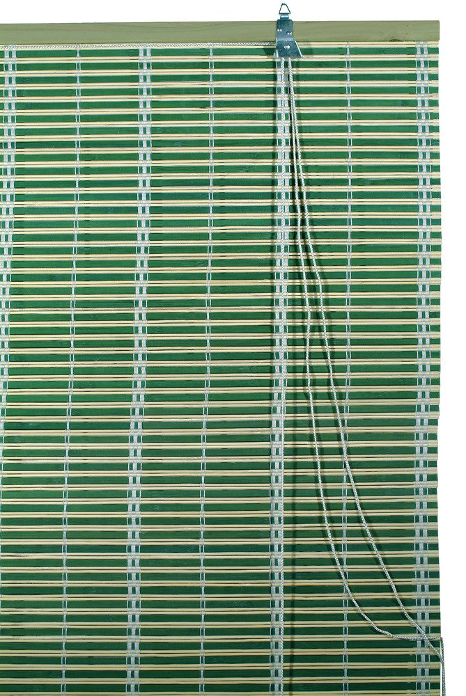 VERDELOOK Europa, Tapparella in Listelli di Bamboo, 160x100 cm, Verde