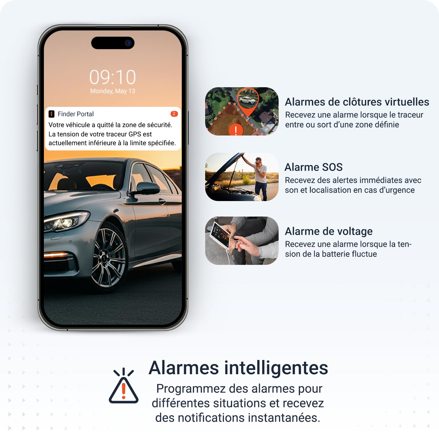 PAJ Traceur GPS 4G avec Port USB, Allume-Cigare, Voitures & Vans | Suivi en temps réel - Clôture virtuelle - Alarme SOS - Historique 365 jours - Alarmes antivol