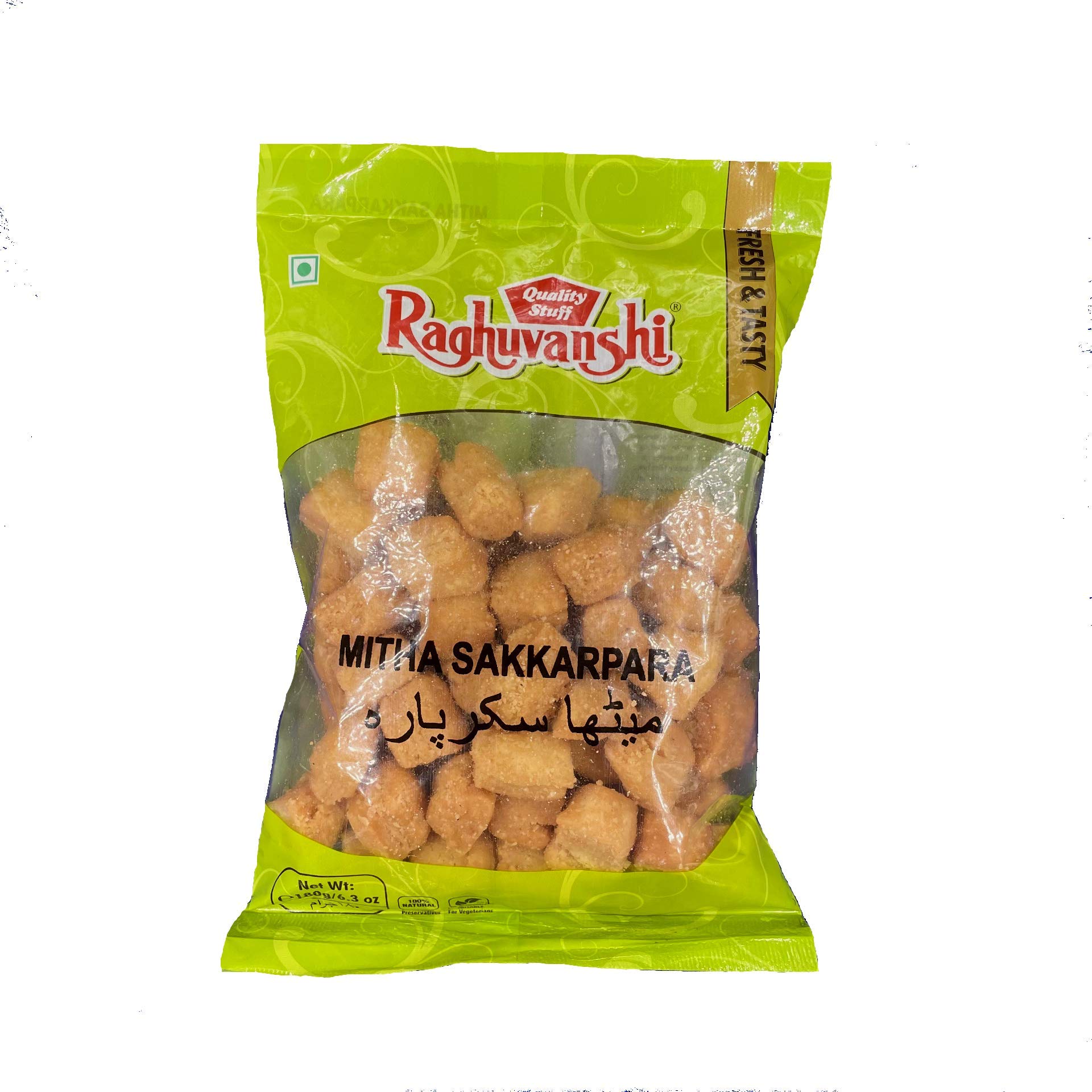 Raghuvanshi's Mitha Sakarpara (180g) (Pack of 2)