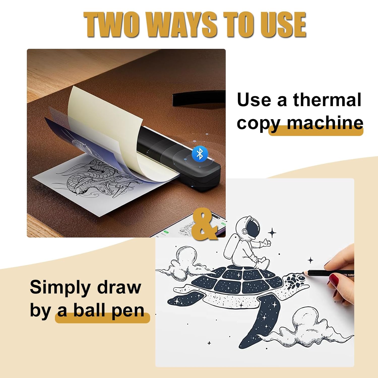 LEEYUKA Tattoo Transfer Paper - 50PCS Tattoo Stencil Paper 4 Layers 8.5" x 11" A4 Size Tattoo Thermal Stencil Paper for Tattoo Transfer Kit Tattoo Supplies