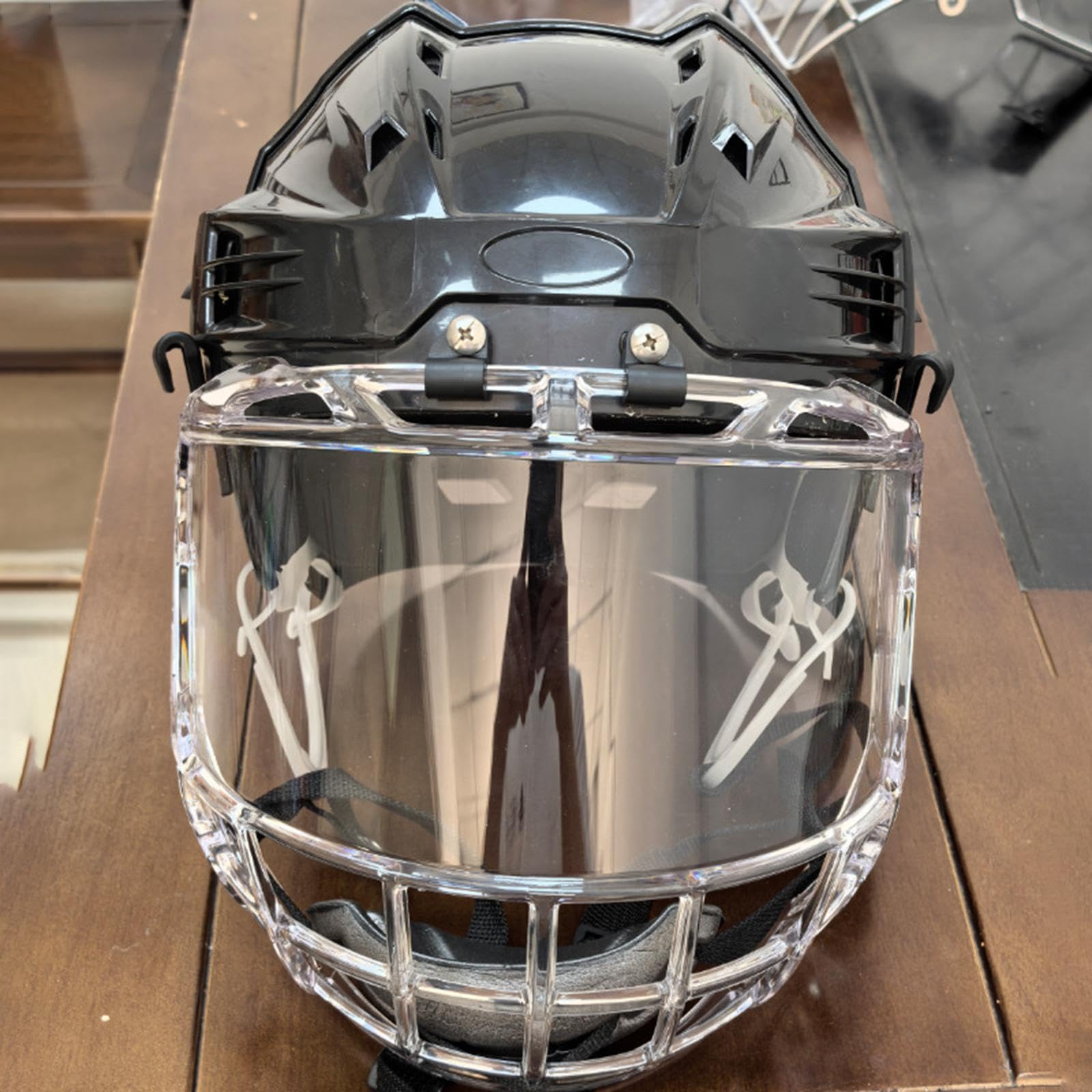 Baoblaze Casco da Hockey Ghiaccio Visiera di Ricambio, Visiera antiappannamento, Protezione Integrale del Viso, Traspirante, Antigraffio
