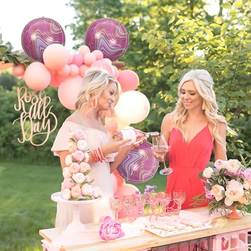 Miniatura 4 de Globos de ágata de mármol, 6 globos de aluminio 4D de 22 pulgadas, globos de mármol azul para decoración de cumpleaños, boda, fiesta, color azul y