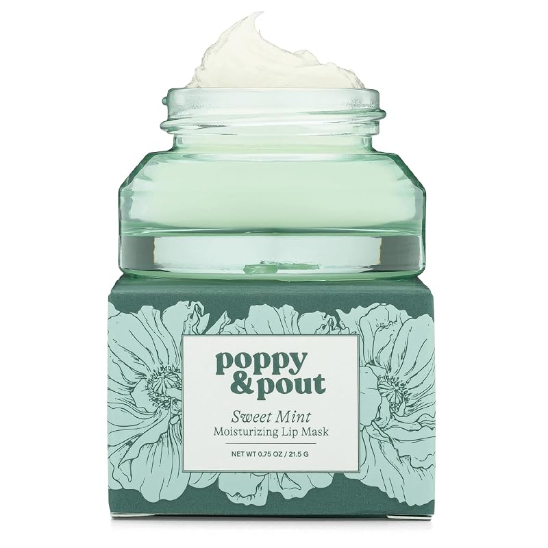 Poppy & Pout Máscara Labial Noturna Sweet Mint, 18,4 g
