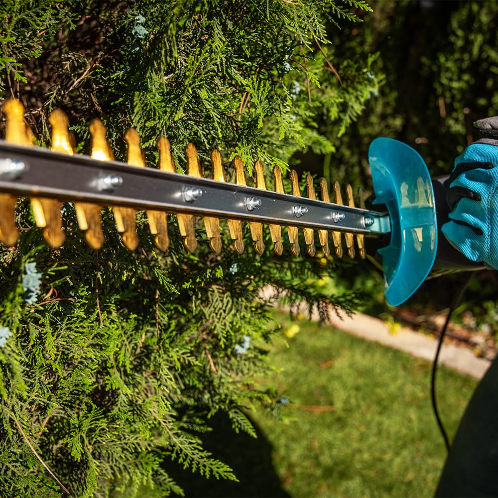 Cecotec Taille-haie Longueur Coupe jusqu'à 45 cm TitaniumSword 450. 500 W, Moteur sans balais, Lames en Titane, Branches jusqu'à 16 mm, télécommande rotative, système d'allumage de sécurité