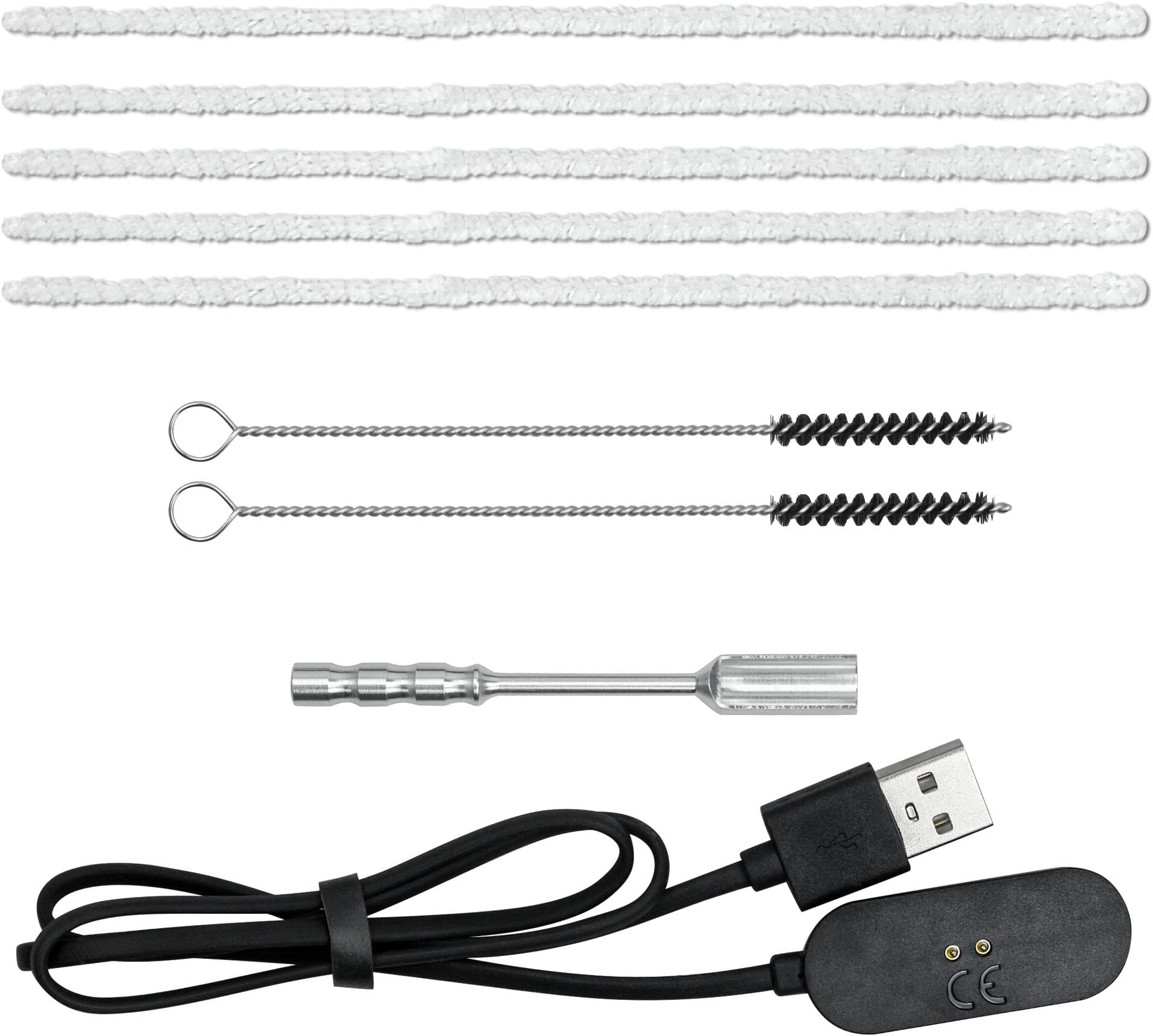 MP mypoleDesigned for 2&3 Charger USB Cable+Loading Spoon Replacement Accessories,[5+2] Brushes Kit for Daily Cleaning Home