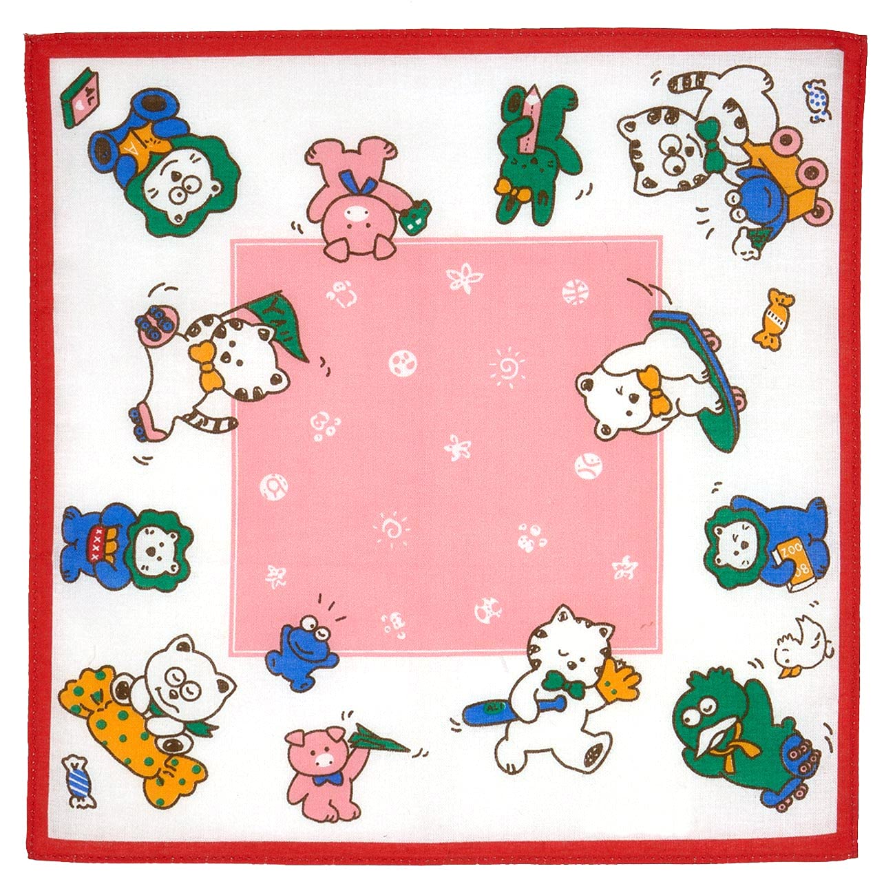 Fazzoletti In Cotone Pettinato Merrysquare - Set 6 Pezzi 35x35cm