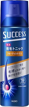 Success Medicated Hair Growth Tonic Fruity Citrus Scent, 6.3 oz 180 g, Prevention, Scalp Care, Quasi-Drug, Maintains Hair Growth Phase and Grows Strong Hair that is Hard to Fall Off