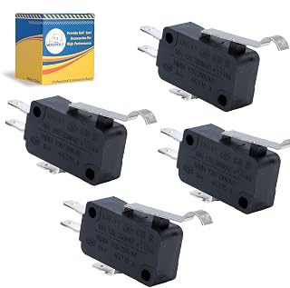 4 Pack Golf Cart Micro Switch Replacement for Club Car DS and Precedent 1982-up with 2 & 3 Prong Switches Replace OEM 1014807, 1014240, 1014805