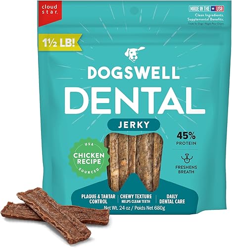 Miniatura 10 de DOGSWELL Carne seca de pollo dental 12 onzas