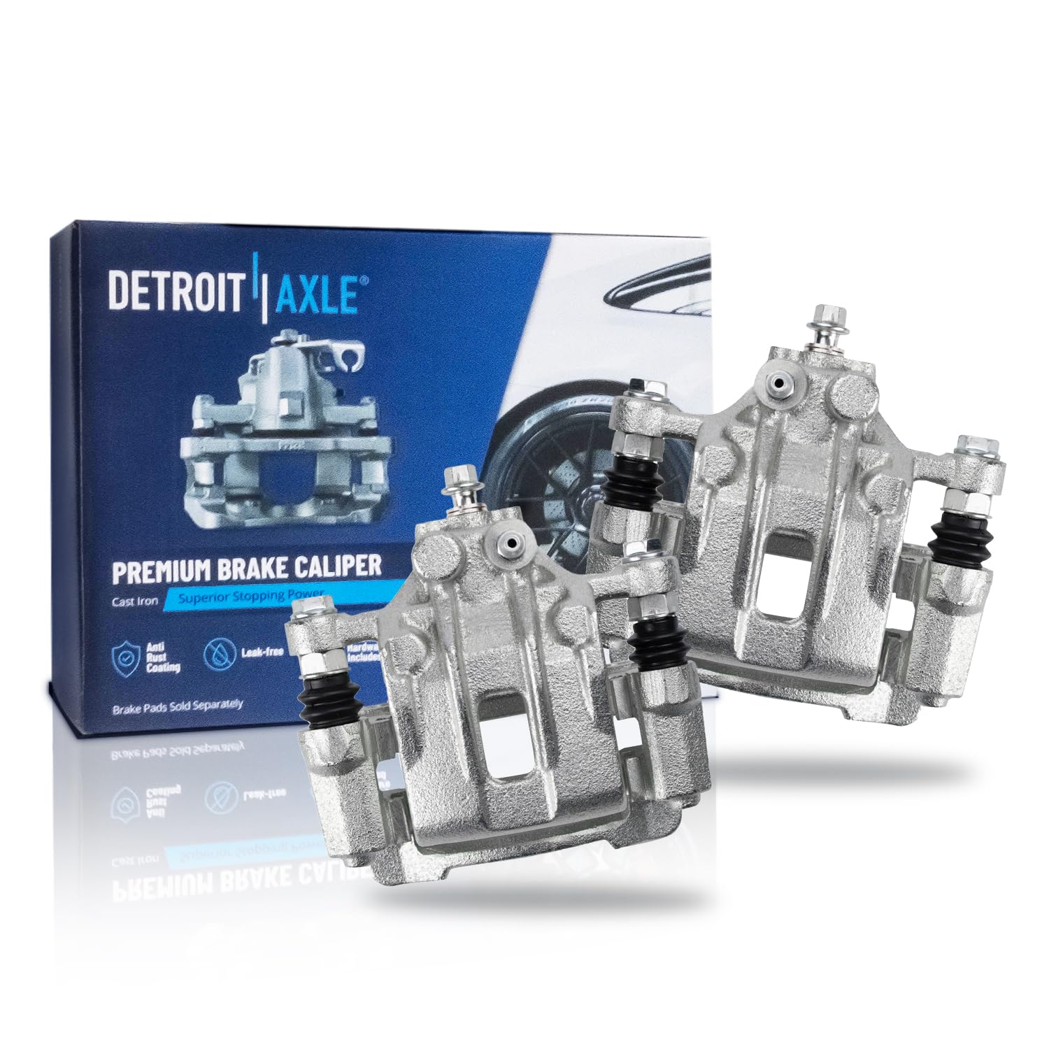 Detroit Axle - Rear Disc Brake Calipers for 2011-2015 Hyundai Tucson
