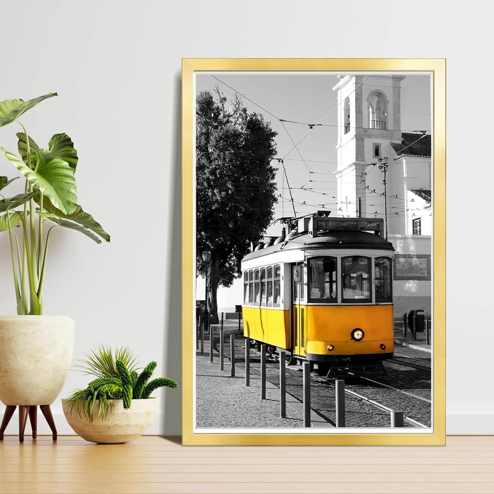 Bloomingtons Direct Large 70x100cm Poster Frame, Premium Quality MDF with Safe Prespex Sheet Hooks Included, 100x70cm Picture Frame for Wall Art Gallery, Living Room