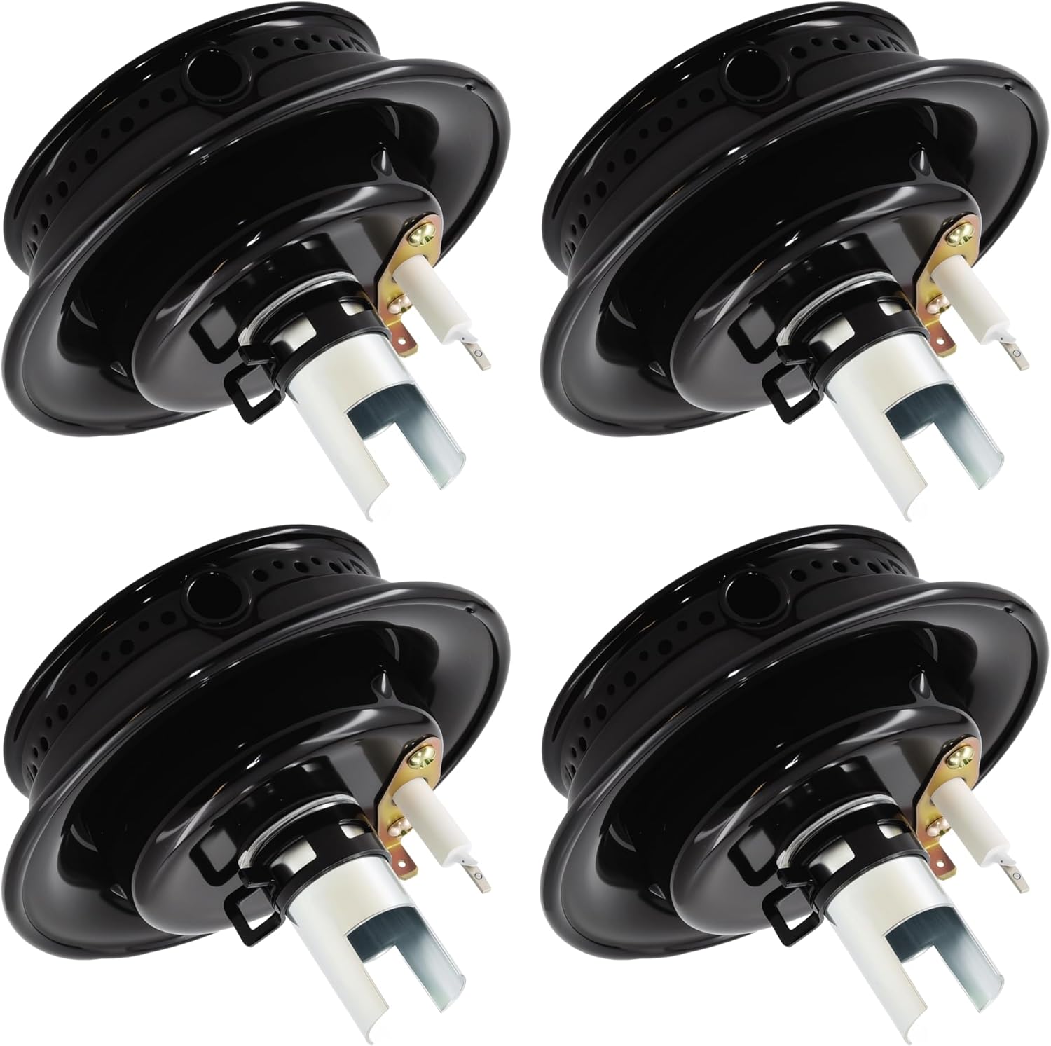 4 PCS 3412D024-09 Burner Head Assembly Oven Gas Range Stove For Maytag Magic Chef 74003963 12500050