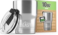 Vista 84 de Beast Vaso de 20 oz de Acero Inoxidable con Aislamiento al Vacío para Café y Hielo de Doble Pared Termo de Viaje (Arcoíris)