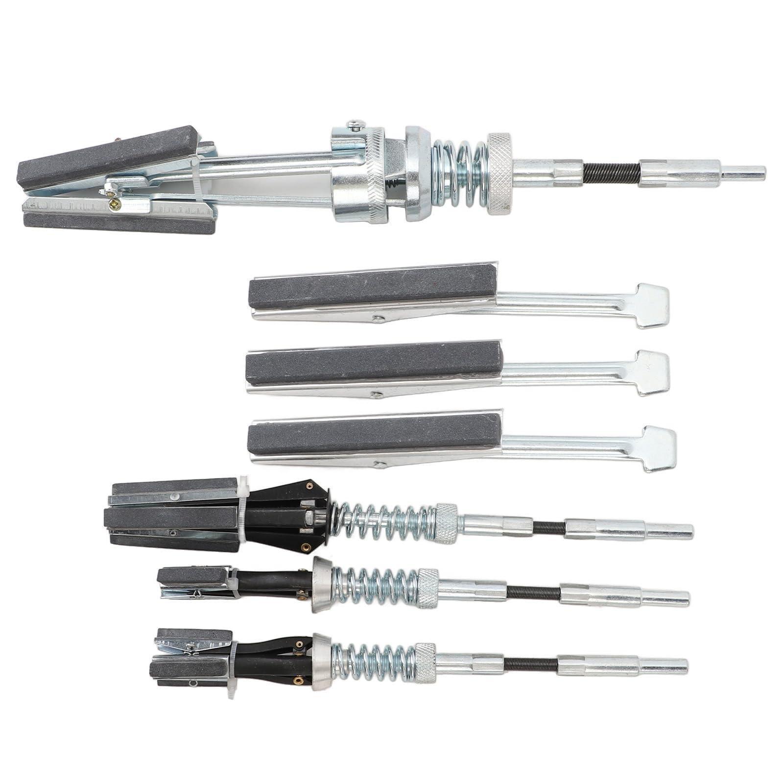 Outil D'Affûtage Cylindre de Moteur Avec Boîte à Outils, 7 Pièces 3/4 Pouces à 7 Pouces Réglable Outils Meulage Et Polissage Cylindres Moteur Voiture Avec 3 Pierres 220