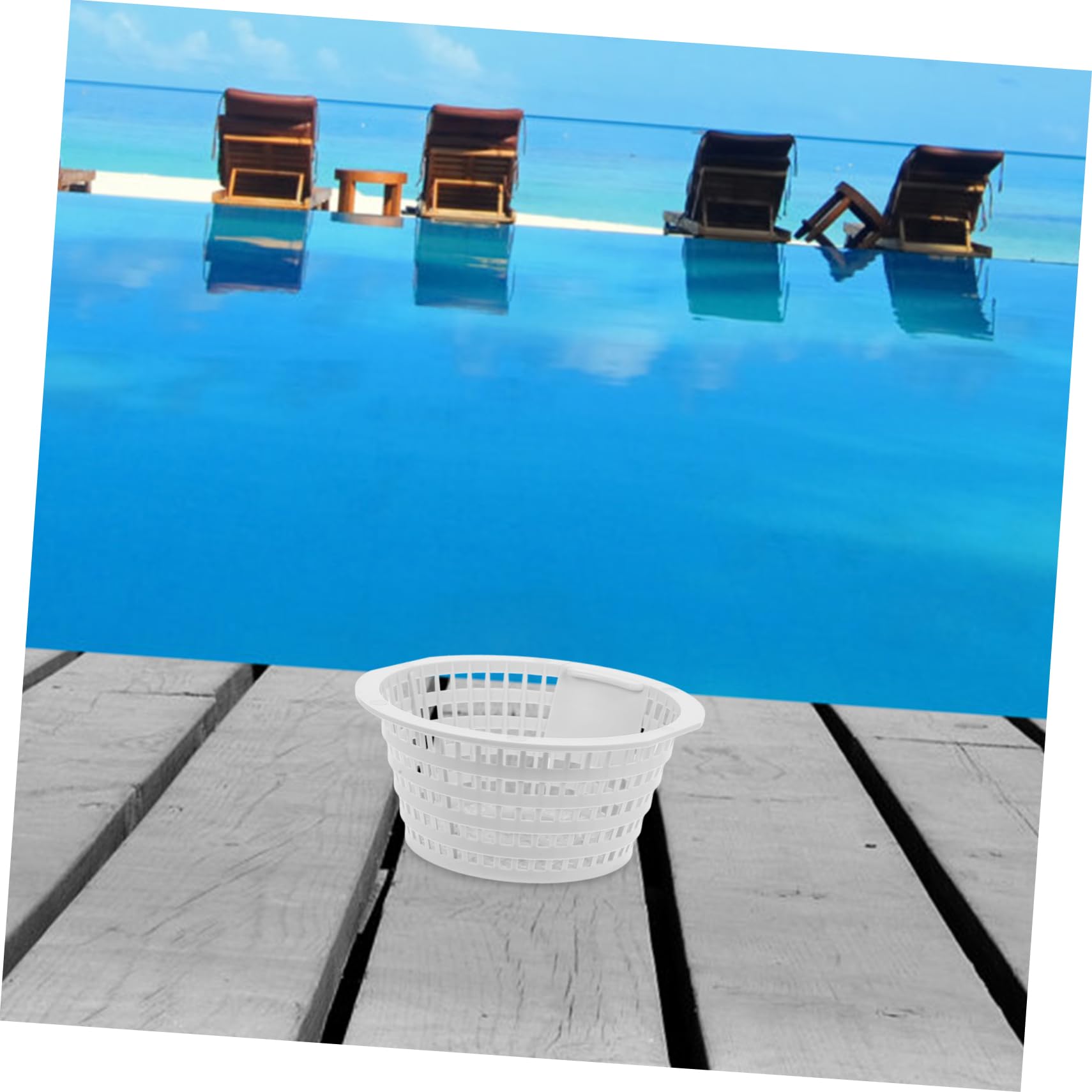Happyyami 10piezas Cesta De Filtración para Piscina De Filtro De Basura para Skimmer Accesorio De Limpieza para Mantener El Agua Cristalina Piscinas Inflables Superficie