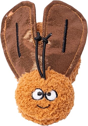 Juguete interactivo de felpa para gatos con hierba gatera, tema de insectos, 5 pulgadas, para gatos de todas las razas (cucaracha)