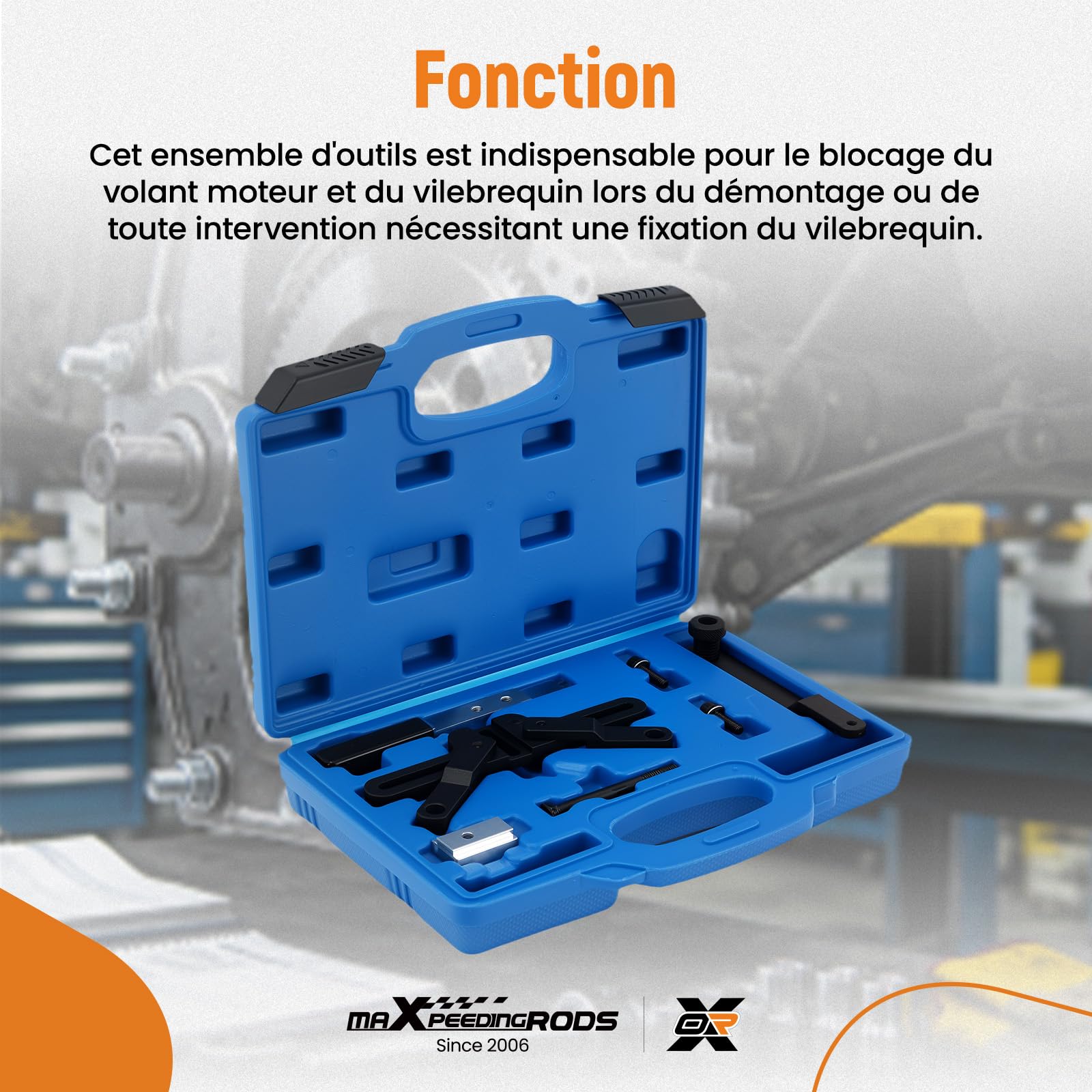 maXpeedingrods Kit d'outils de blocage du volant d'inertie pour BMW M47T2