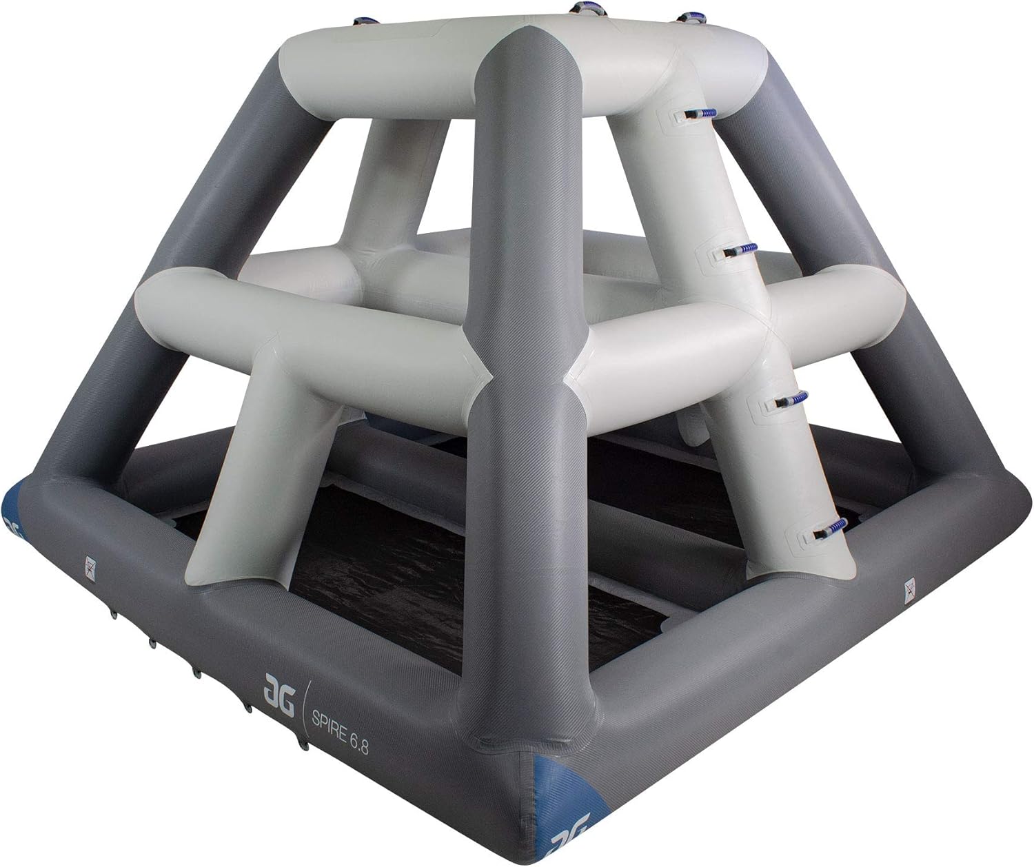 AQUAGLIDE Spire 6.8 - Floating Climbing Tower AquaPark Accessory, Multicolor, 40.55118110236221