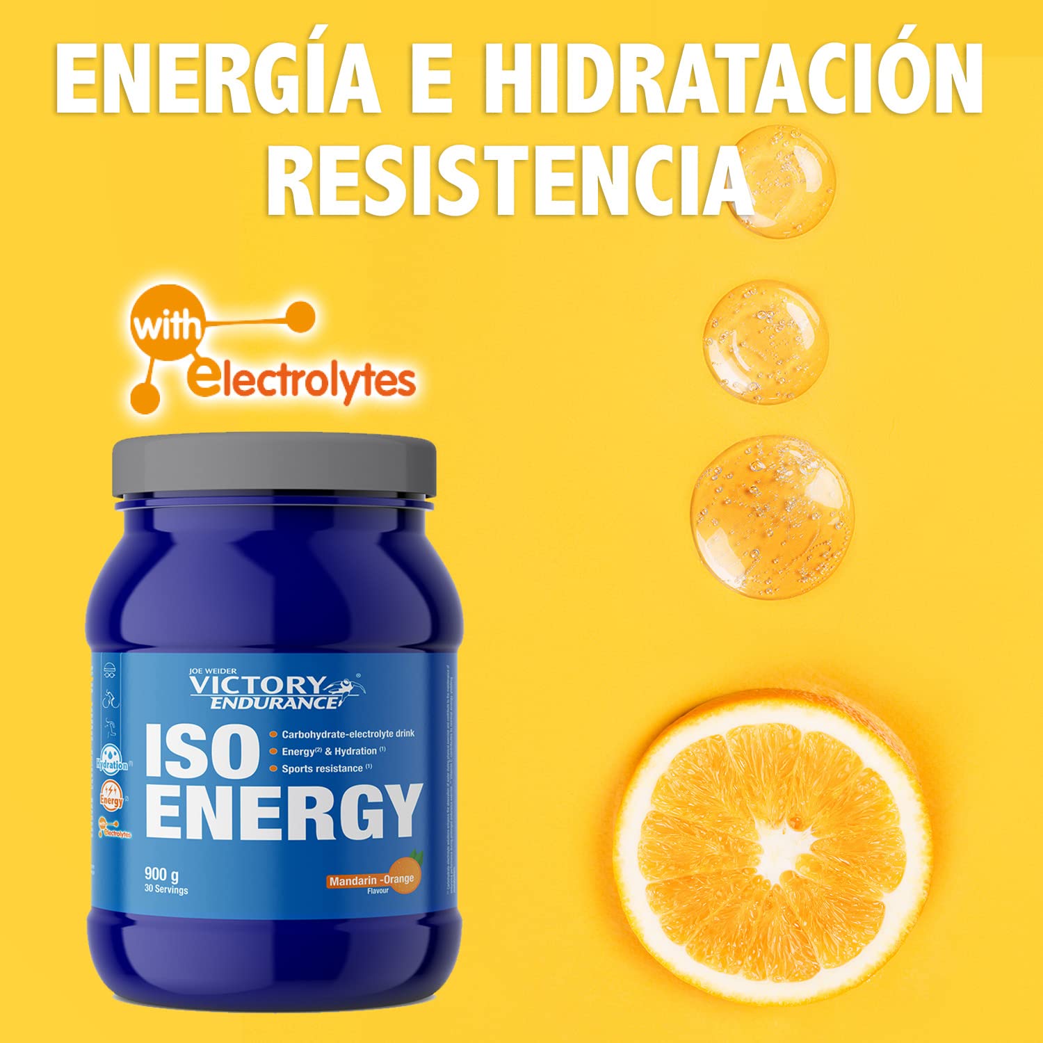 Victory Endurance Iso Energy, Tamaño Único, Pack de 1