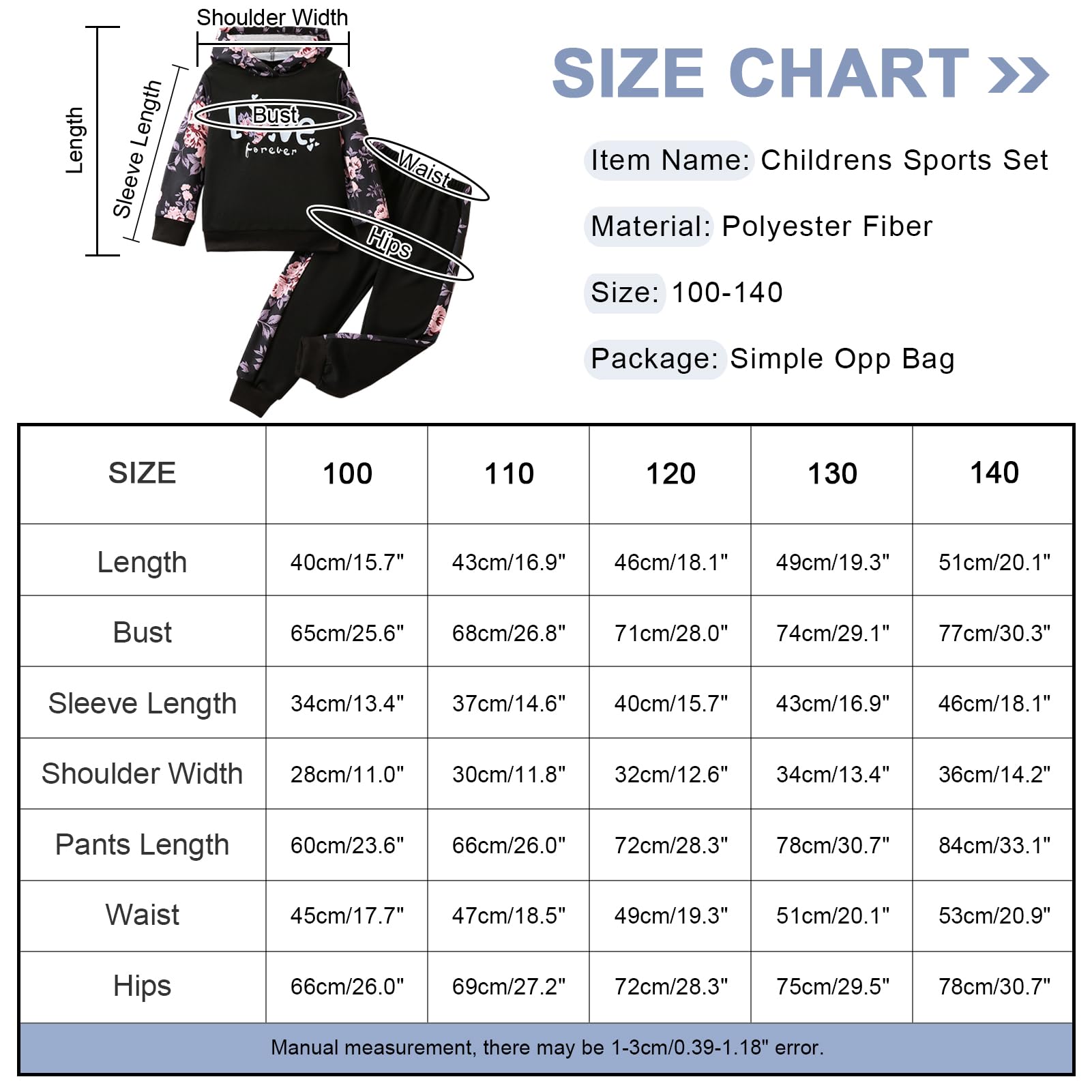 Tuta Bambino con Girocollo Primavera Autunno Abbigliamento Sportivo Traspirante Felpa Stampata Pantaloni Jogger Set 2 Pezzi per Età 3-13 Anni