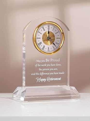 Miniatura 8 de DEEWISH Regalo de jubilación para mujeres y hombres, reloj de escritorio de cuarzo, regalos para compañeros de trabajo, regalos de despedida,