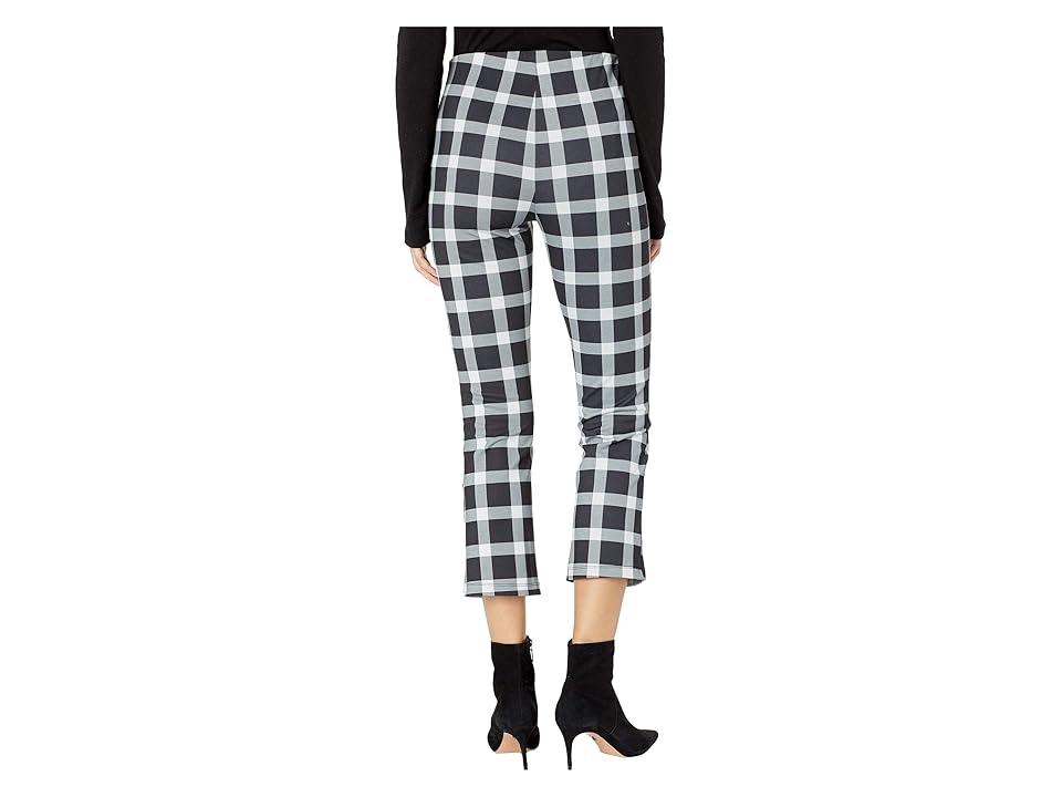 

Sanctuary Mod Crop Leggings (Black/White Plaid) Women's Casual Pants