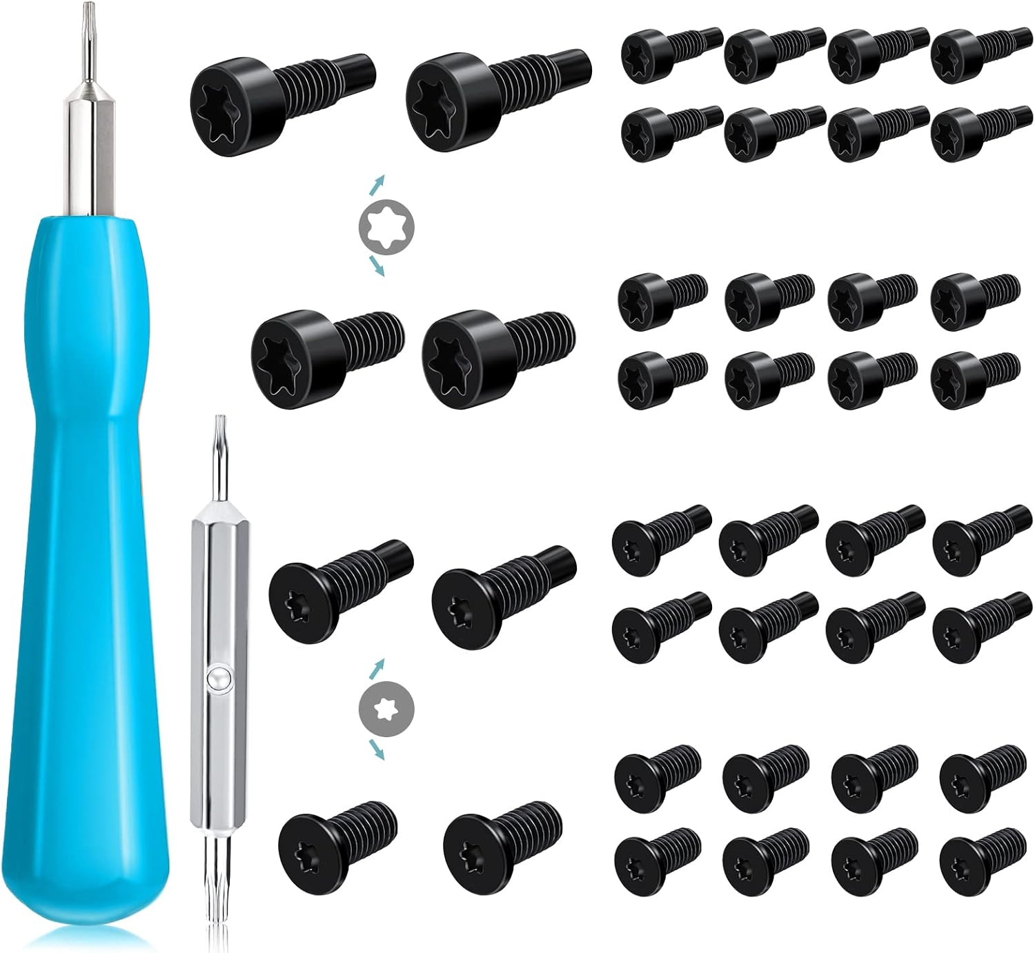 Ring Doorbell Screwdriver,DoubleEnded Torx T6 T15 Screwdriver Bit Set