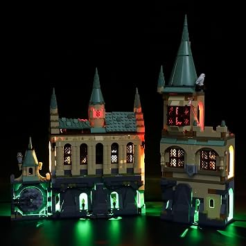 MENZAVA LED Light Kit Compatible with Lego 76389 Hogwarts Chamber of Secrets Harry Potter Building Blocks Model - Model Set NOT Included