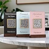 Custom Multi Business QR Code Sign Mini QR Display Sign Scan to Pay Personalized Venmo Instagram App Social Media Signs Acrylic Beauty Store Salon Hairdressers Beautician Plaque